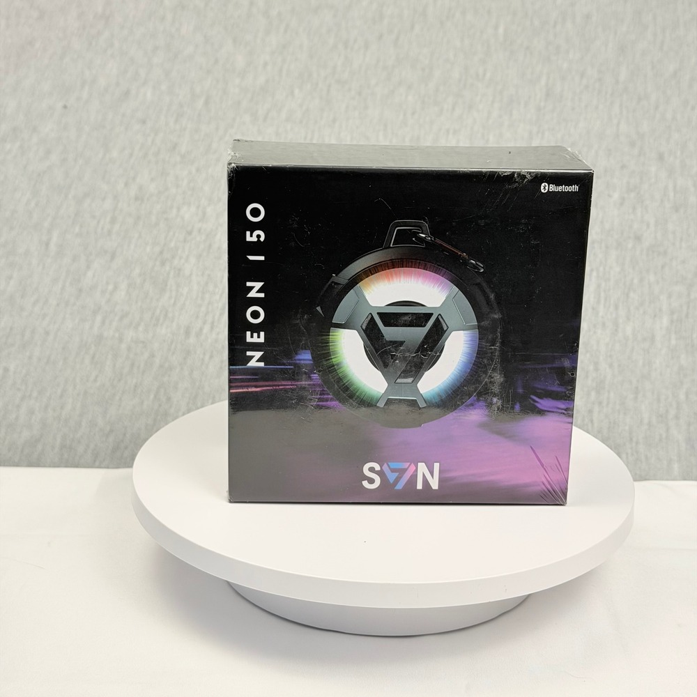 SVN Neon 150 Portable LED Bluetooth Speaker Steve Aoki Tuned IP67 Waterproof NEW